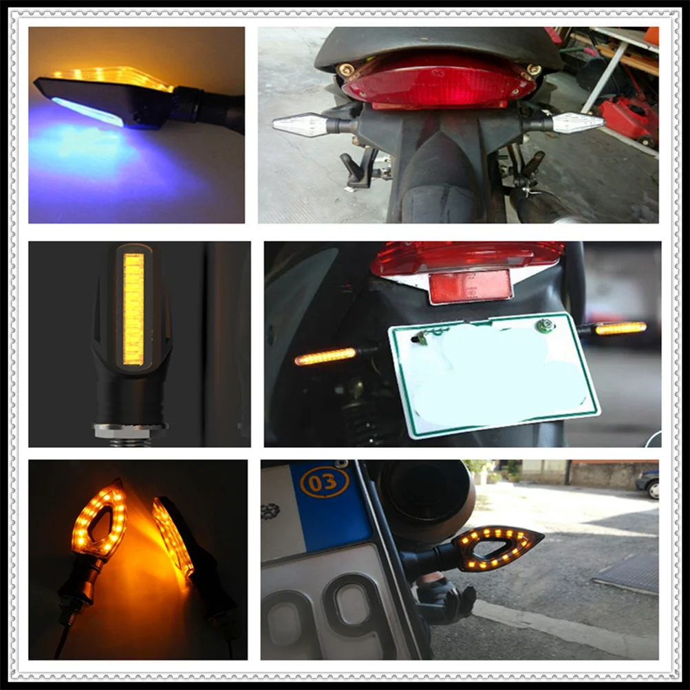 For Kawasaki ZZR600 Z900 Z650 VERSYS 1000 VULCAN S 650cc Z750 Z750S Motorcycle led Turn Signal Light Lamp