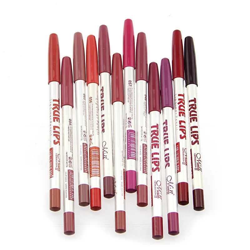 Menow Long Lasting Lip Liner Cosmetics Waterproof  Lips Makeup MN Lipliner 600pcs=50sets DHL free