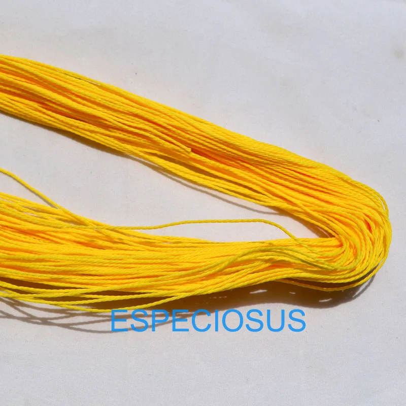 20 colors 10 meter Waxed Cotton String Beading Cord Rope 1mm For Bracelet And Necklace Making Weaving Departments