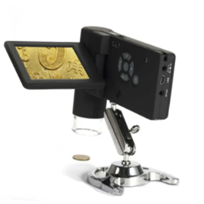 3 Inch LCD Monitor 5MP 1200X USB/AV Microscope Camera