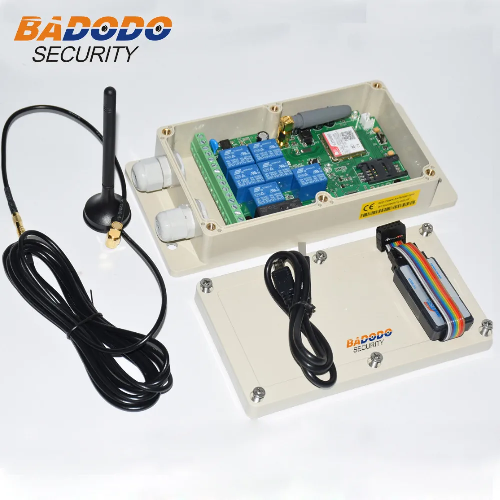 Badodo Seven relay output GSM remote controller Box (DC12V-24V Power supply) GSM Relay, Support SMS, Dial and DTMF to control