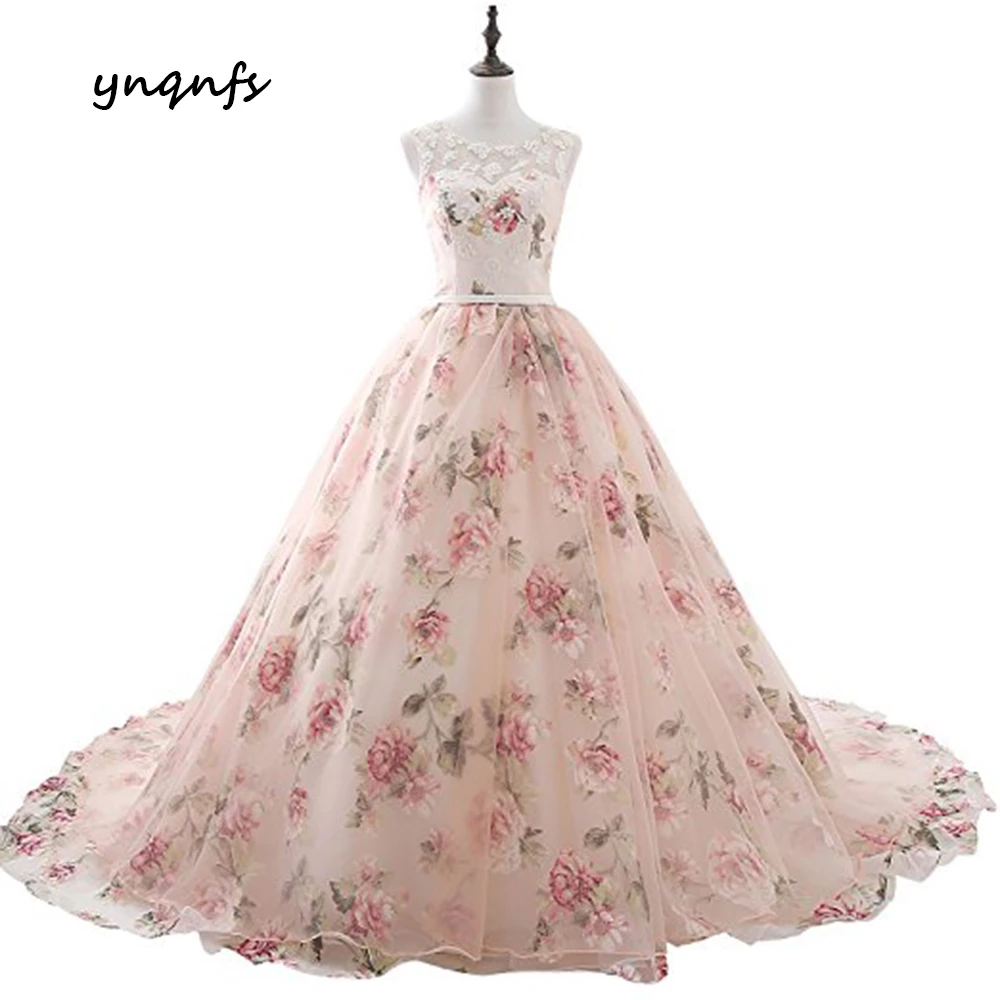 

ynqnfs bride mom dress calico women's dress lace sleeveless mom bridal gown wedding dress plus