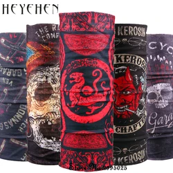 New Design Dragon Skull Bandana Scarf Multifunctional Seamless Tubular Headband Magic Scarf gift for Baby HY16