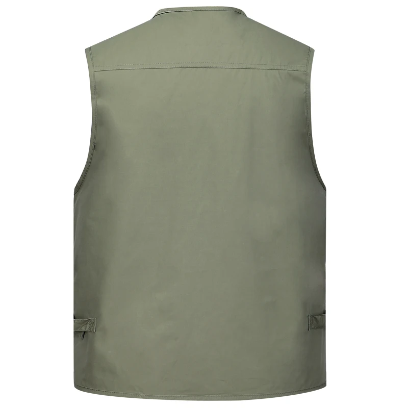Summer Men Sleeveless Baggy Jacket With Many Pockets Male Casual Regular Fit Multi Pocket Photographer Vest Waistcoat For Mens