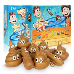 Classic Fishing Rescue Poop Indoor and Outdoor Sports Battle Toys Portable Desktop Intellectual Parent-Child Interactive Game