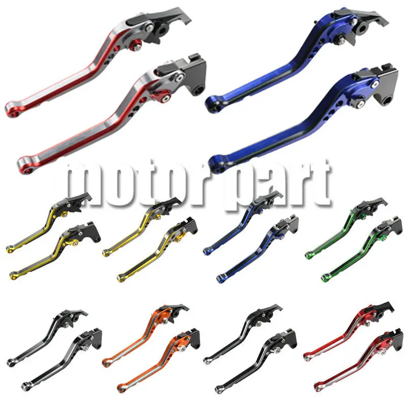 For 2006-2016 Suzuki Vstrom 650 SFV650 GSR600 GSR750 Mixed-color Adjustable CNC Motorcycle Long Brake Clutch Levers 07 08 09 13