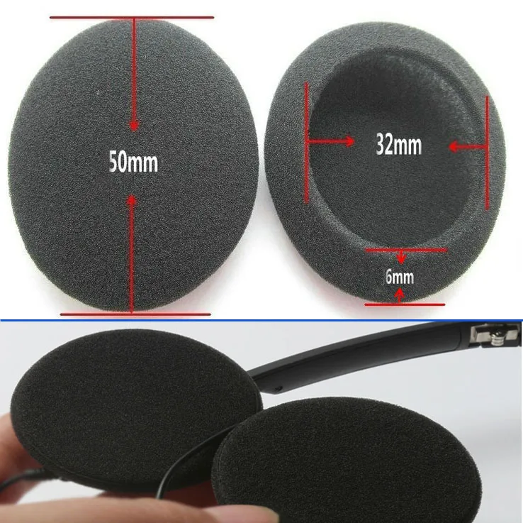 2 шт./пара, амбушюры для наушников, 5 см