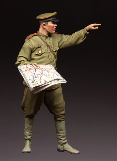 1/35 Resin Figure Model Kit 113 Red Army Officer Unassembled unpainted Top