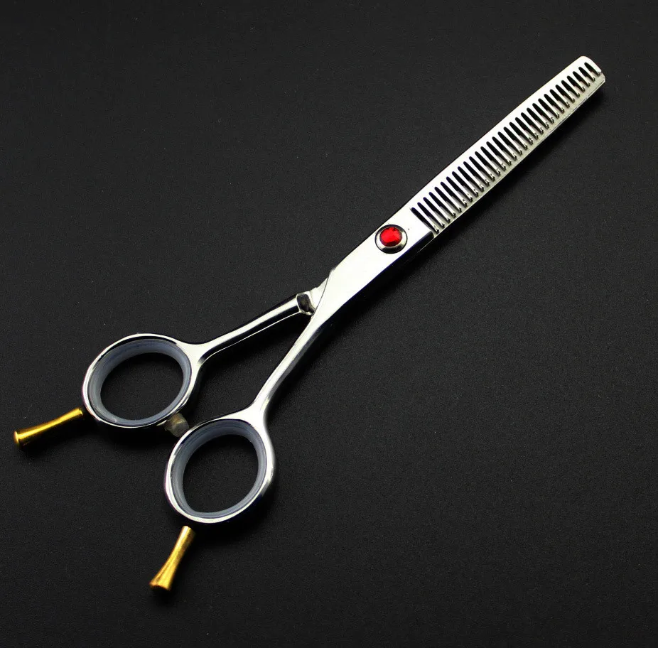 professional 5.5 inch Japan440c 9cr13 Two-tailed cutting shears barber cut hair scissors set hairdressing scissors Free shipping