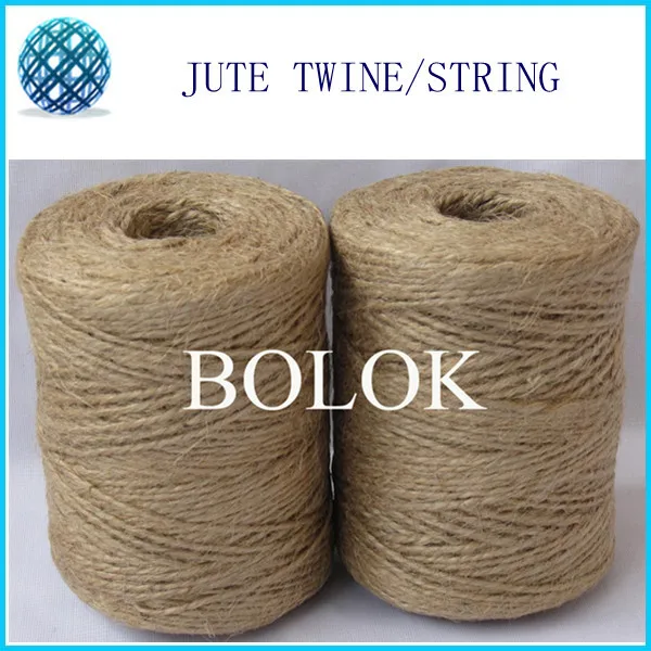 

9pcs/lot (total 300m)Natural jute twine 2 ply twisted (Dia.: 1.5mm 110yards/spool) jute string,natural fibre twine