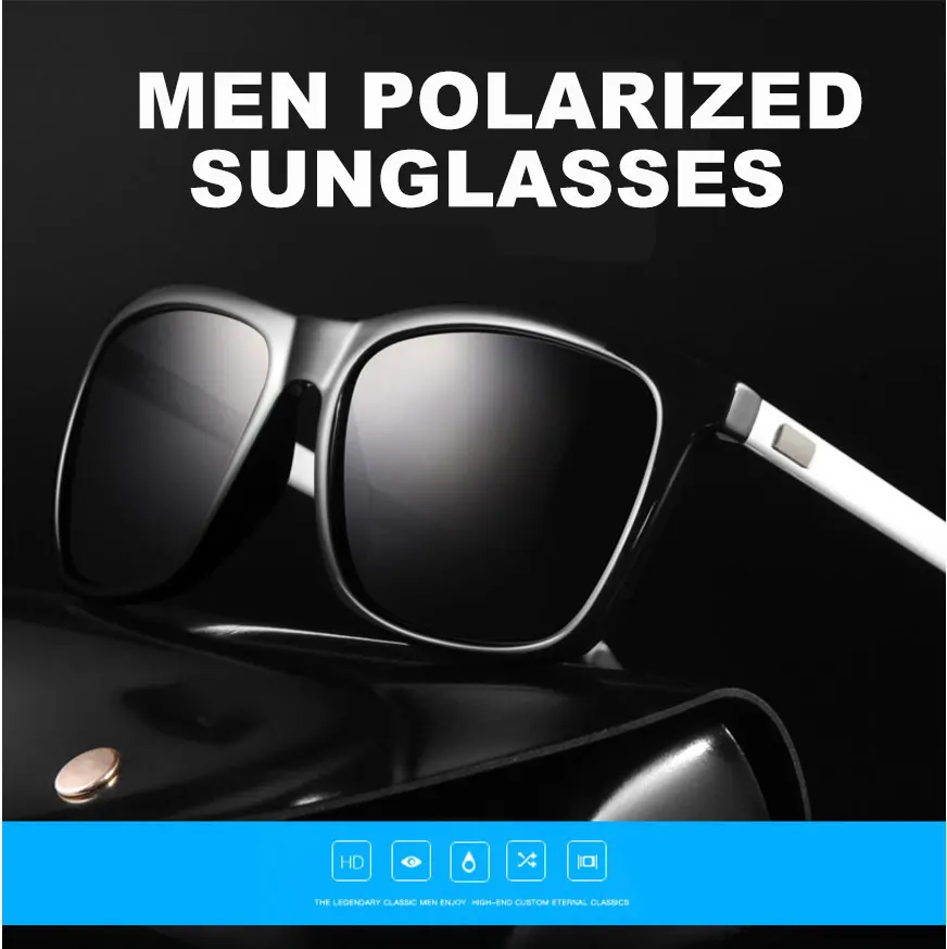 HV-03 new arrived hot sale most populor polarized sunglasses night vision man sunglasses