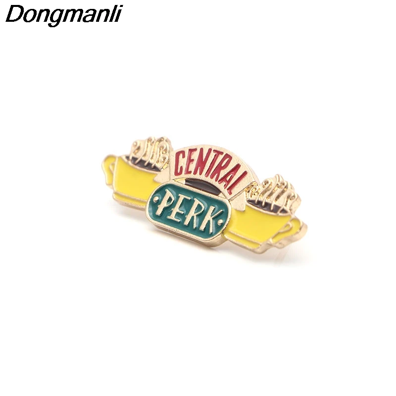 P2961 Dongmanli أصدقاء التلفزيون مشاهدة المينا دبوس دبابيس الكرتون الإبداعية بروش معدني شارة بدبابيس مجوهرات #3