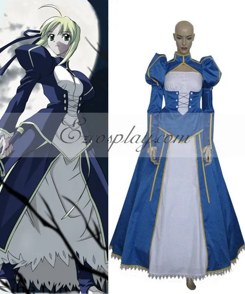 

Fate Stay Night Saber Cosplay Costume E001