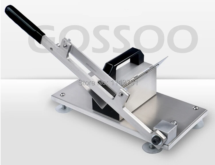 

All stainless steel Meat Slicing Machine Manual Meat Slicer Cutter Use for Home, Restaurant, Hotel