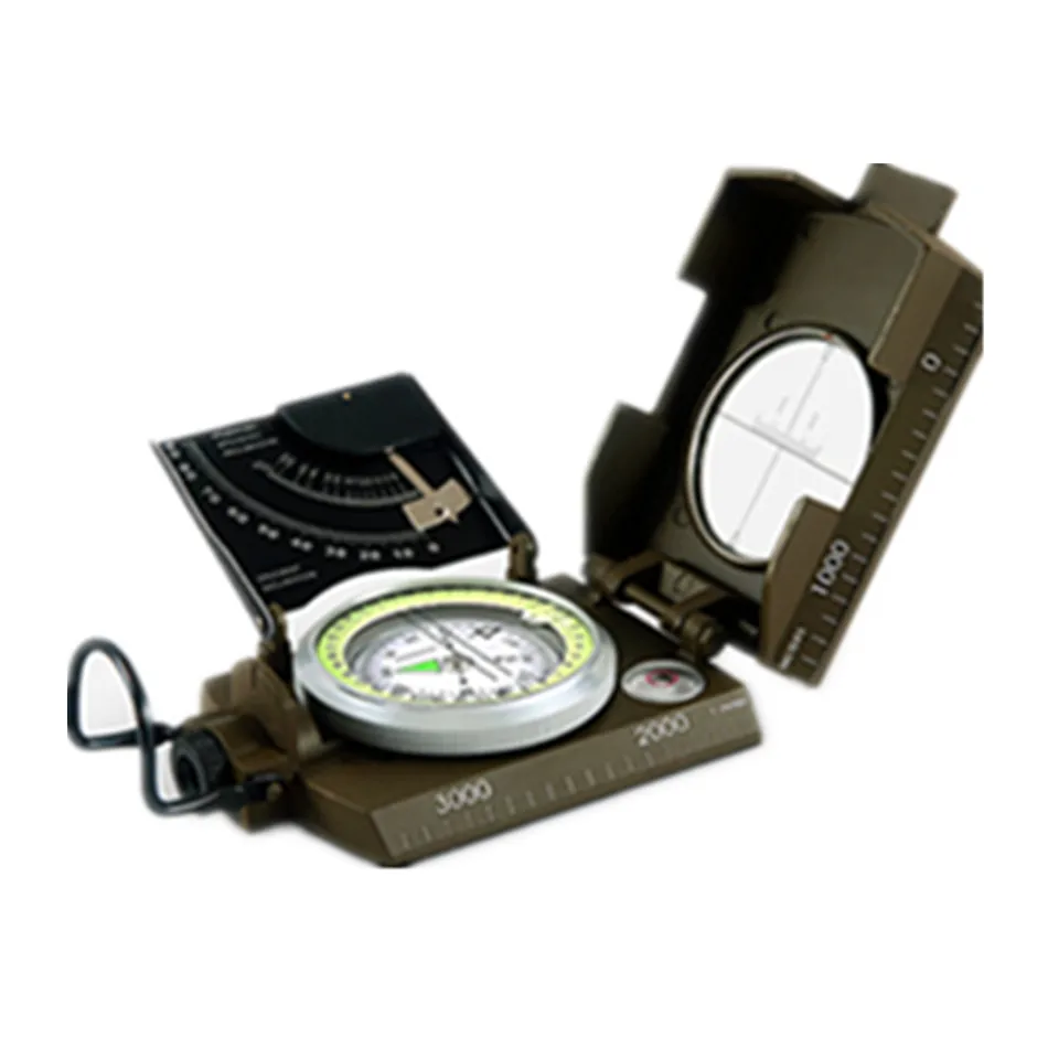 K4076 Compass Needle Map Flip Cover Multi-function Outdoor Luminous Wateproof Coating