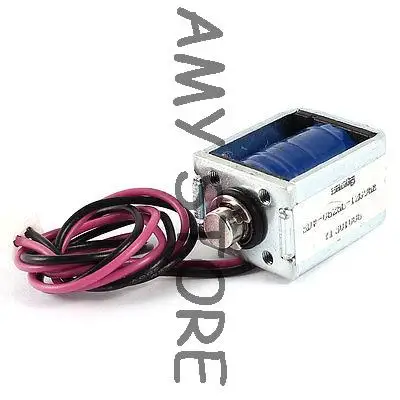 DC12V 0.125A 1.5W Aperto Tipo di Frame Pull Solenoide Elettromagnete 1mm 120g 4 millimetri 20g