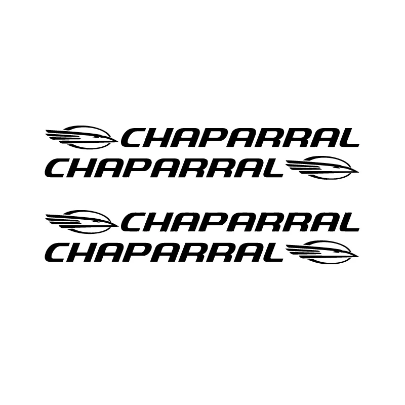 Set of 2 Decals For Chaparral Boat Vinyl Sticker Removable Waterproof Decal For Ship Yacht Decoration