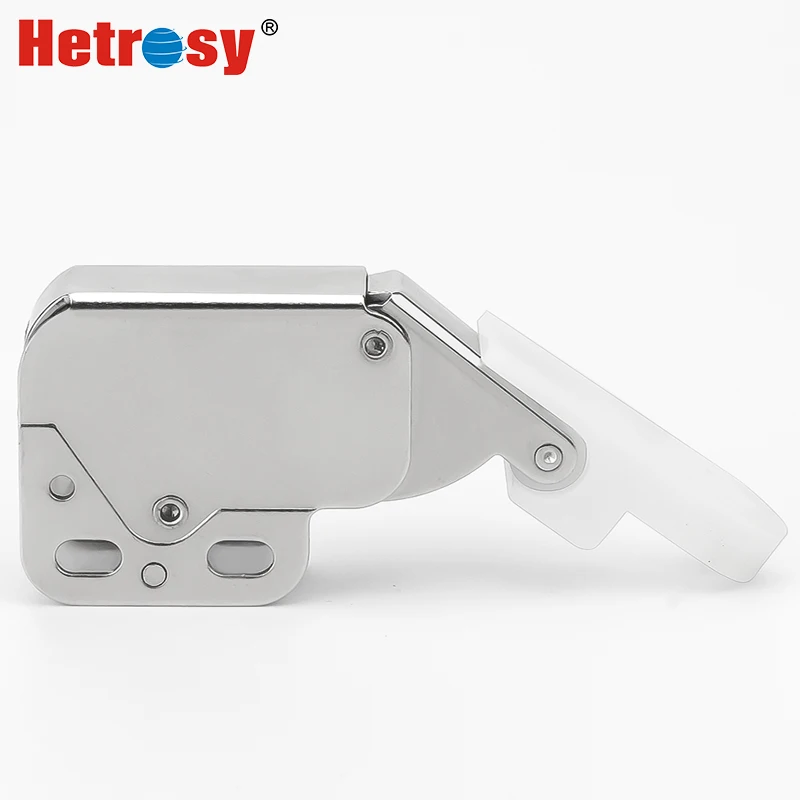 Hetrosy 4PCS Mini Push Catch Latch Cabinets Lock Automatic Spring Catch System Motorhome Cupboard Doors Furniture Security locks