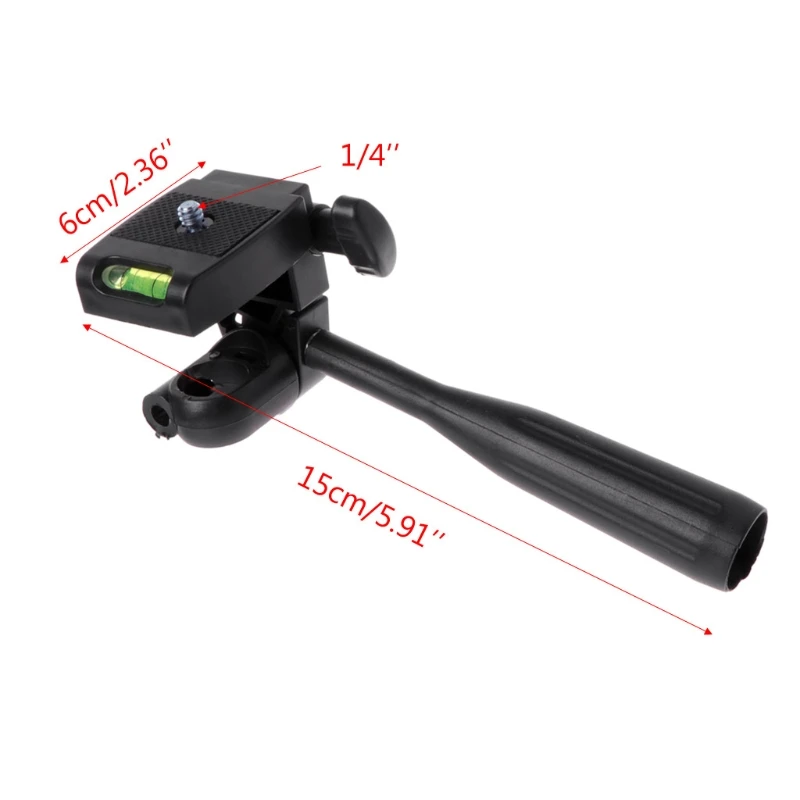 Professional Laser Level Meter Plate Tripod for Head Plastic Adapter Accessory With Arm Bracket