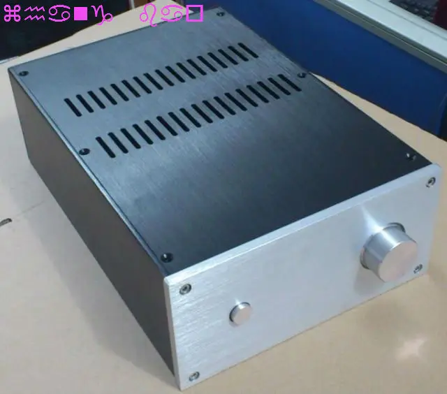 JC2210 full aluminum Power amplifier Enclosure  case install chassis