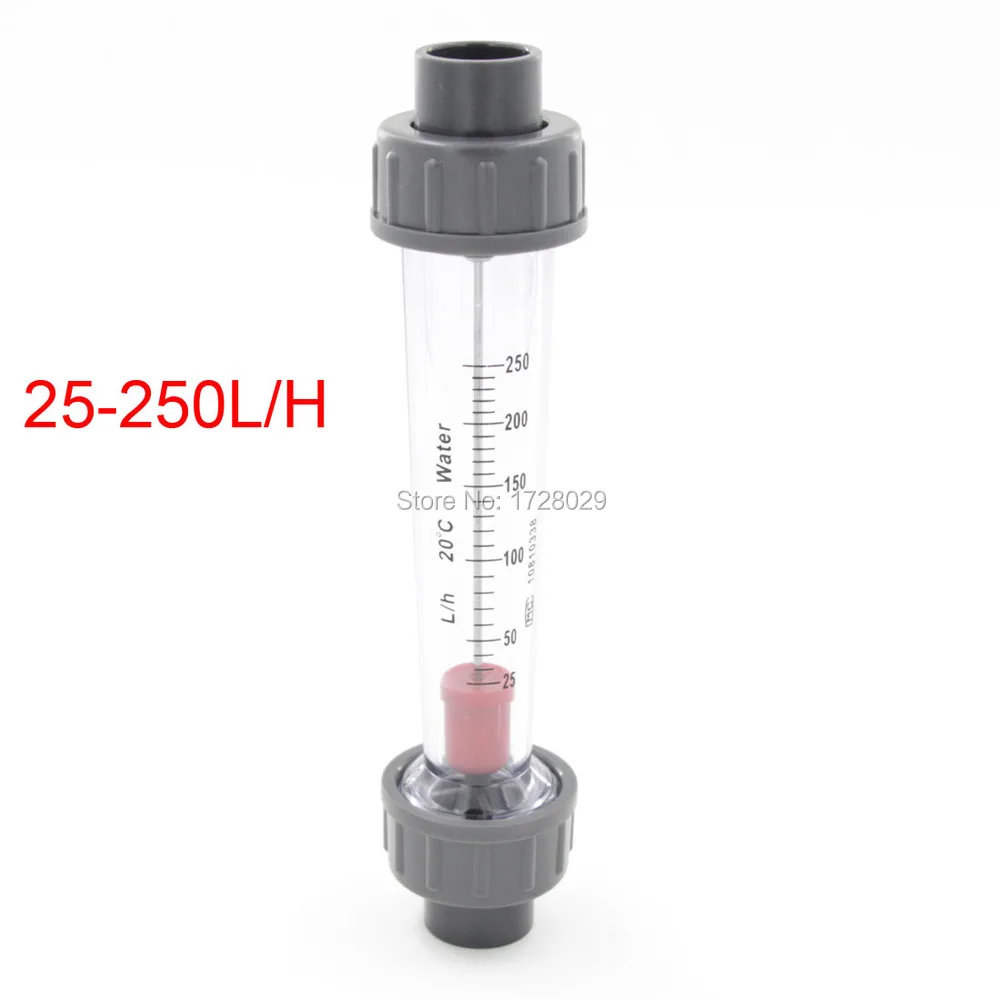 

Free Shipping LZS-15D Pipeline Water Rotameter Flowmeter 25-250L/H Liquid Flow Meter