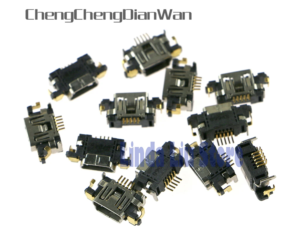 100pcs/lot Replacement For PSP 1000 2000 3000 USB Data Port USB Socket USB Connector Interface Charger Slot