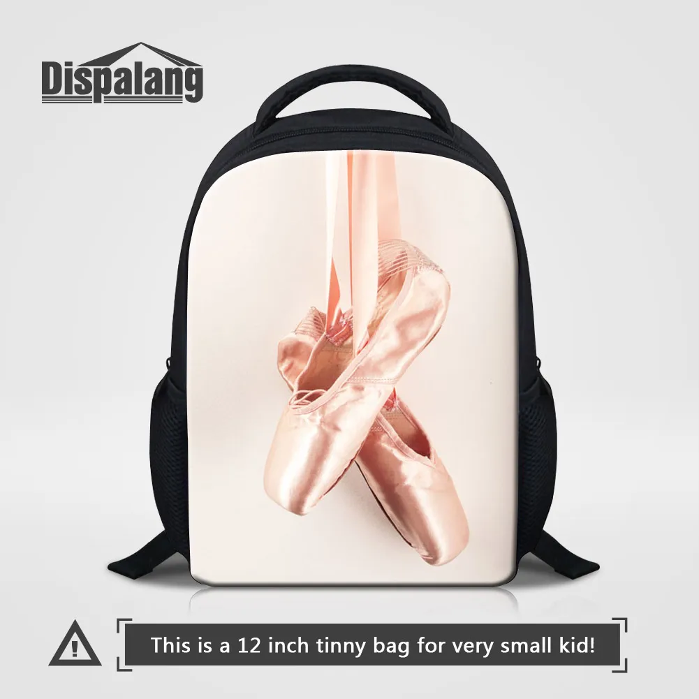 Dispalang Children's Gifts Cute Girls Backpacks Ballet Shoes Toe Printing Kids Schoolbag Cheap Shoulder Bags Baby Mini Back pack