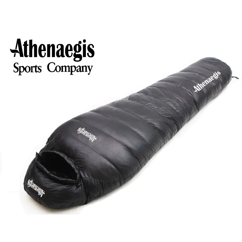 Athenaegis Mummy Adult 1500G Filling White Goose Down Can Be Spliced Winter Sleeping Bag Sac De Couchage Slaapzak