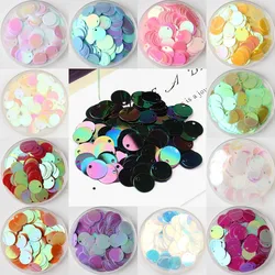 iSequins 200Pcs/Pack 12mm Flat Round Sequins for Craft  Para Manualidades DIY Apparel Sewing & Fabric Craft Supplies