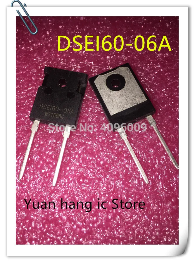 

10pcs/lot DSEI60-06A TO-247 DSEI60-06 IXYS Fast Recovery Epitaxial Diode DSEI60 06A 60A 600V