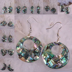 New Zealand Abalone Shell Earrings Fashion Jewelry For Woman Gift 1PCS T010-T024