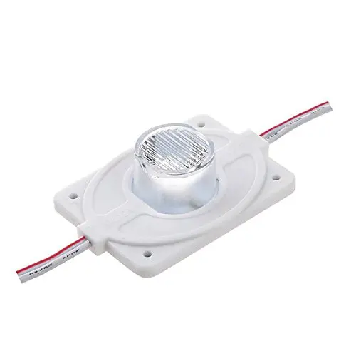 1 szt. DC12V wysokiej mocy wodoodporny moduł boczny LED z wtryskiem len (1LED, biały, 3W) do dwustronnego Lightbox znak literowy