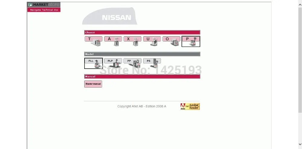 Atlet AB fornissan Forklift