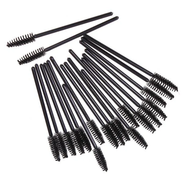 Navina – microbrosse noire jetable pour cils, brosse pour Mascara, applicateur de faux-cils, 50 pièces