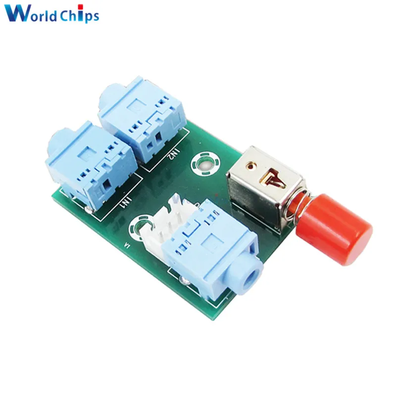 Audio Switching Board A / B TWO Audio Input Block Optional Select Output Type Module XH-M371 3.5 Audio 2 Input and 1 Output