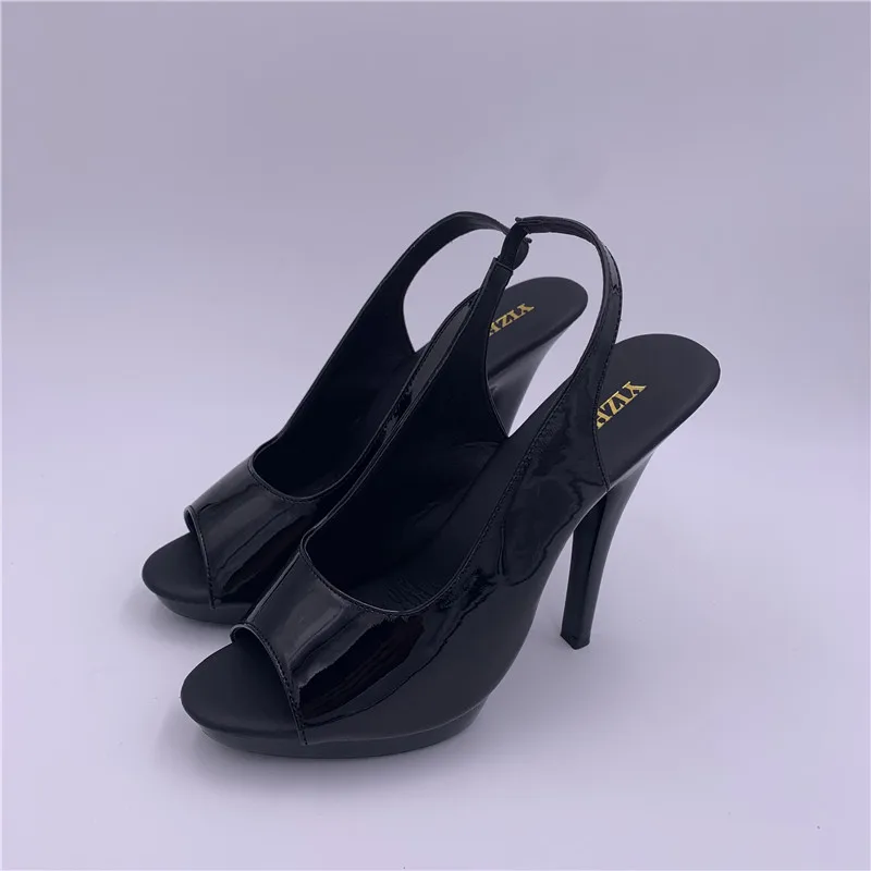 Chaussures de danse Sexy à talons hauts 13 CM, sandales pour femmes, boîte de nuit, pôle