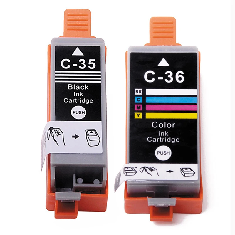 einkshop PGI-35 CLI-36 Ink Cartridge For Canon PGI35 CLI36 Pixma IP100B IP100 mini260 mini320 Printer