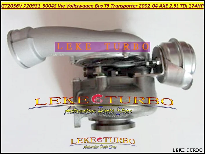 Free Ship GT2052V 720931 720931-5004S 720931-0001 070145701H 070145702A Turbo For VW For Volkswagen T5 Transporter AXE 2.5L TDI