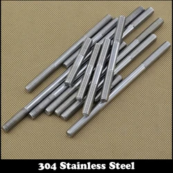 7pcs M4 90mm M4*90mm (Thread Length 30mm) 304 Stainless Steel Dual Head Screw Rod Double End Screw Hanger Blot Stud