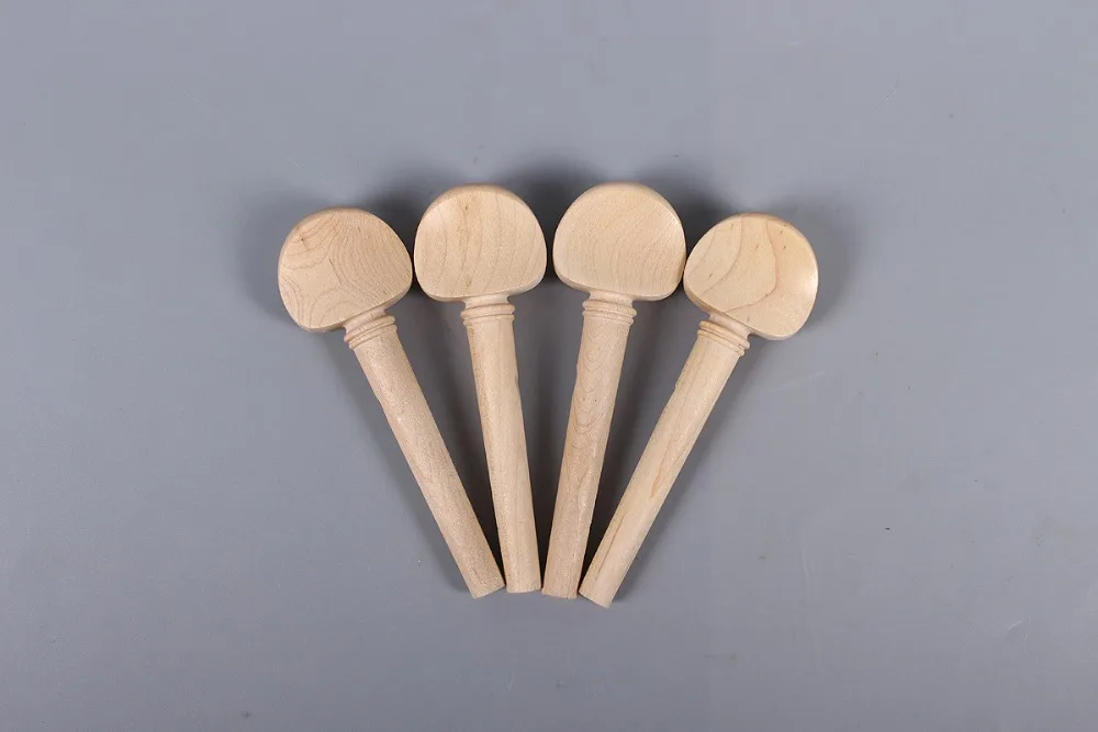 Yinfente Cello Peg 4/4 Full Size Cello Accessories Maple wood Cello Parts Full Size Hand Made