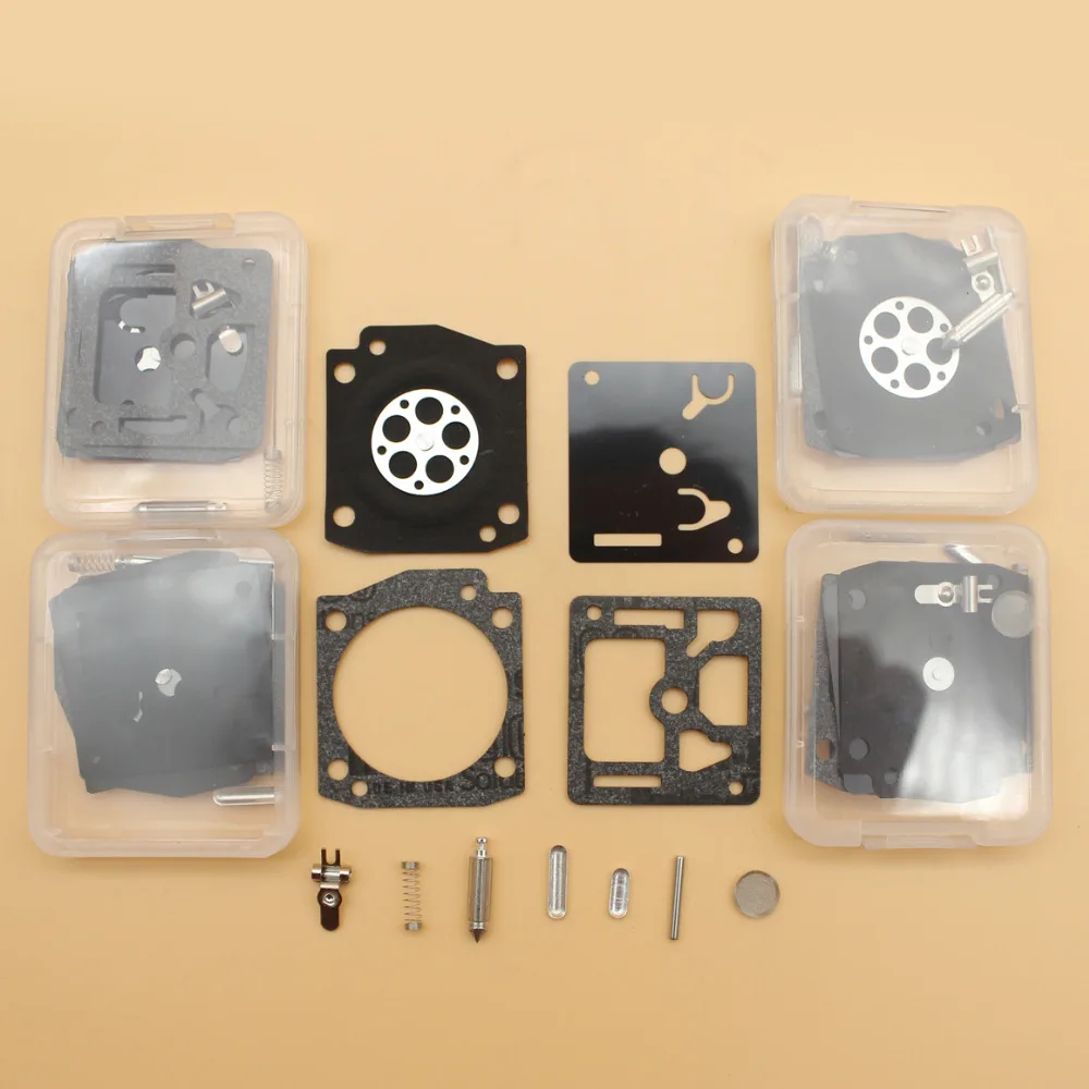 5 Teile/los Vergaser Komplette Wieder Aufzubauen Kit Fit HUSQVARNA 340 345 e 346XP 350 353 EPA Kettensäge ZAMA RB-122