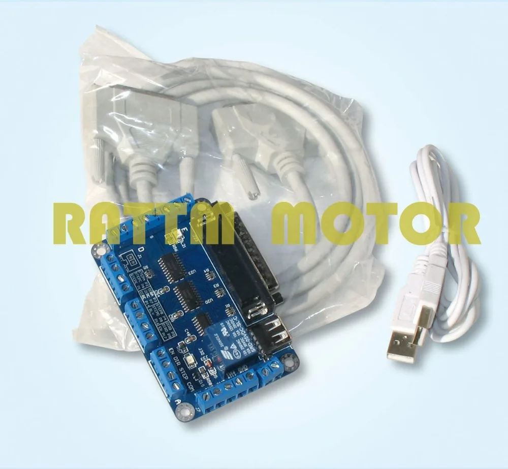 Kit controller a 3 assi, driver motore passo-passo FMD2740A 40V, 2.5A ,128 microstep con scheda breakout CNC a 5 assi tipo V5