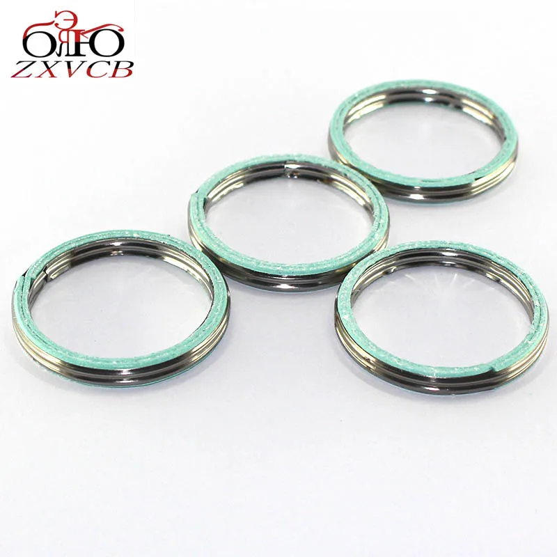 4 PCS FOR HONDA NT700V/VA CB400 CB400A CB400AD CB400FII/FIII CB400S CB400SA/SAD/X cylindre exhaust pipe header gasket ring parts