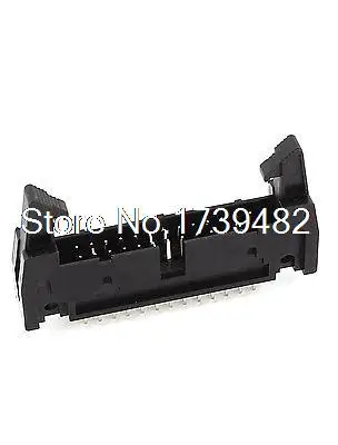 4 Pcs 2.54mm Pitch 26 Pin FC Male Header IDC Socket Connector Black