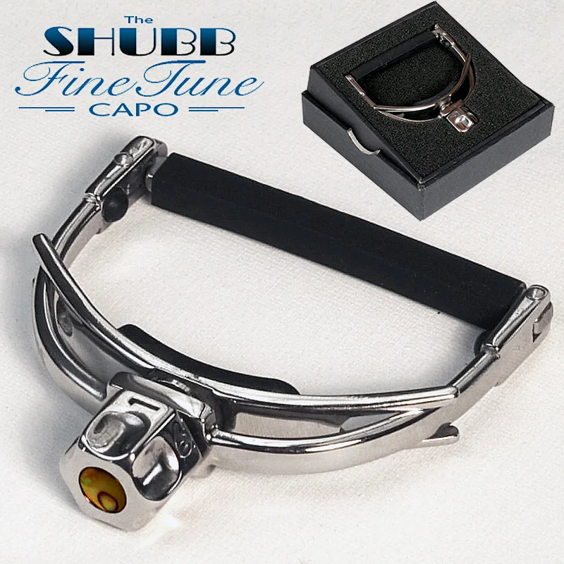 SHUBB Fine Tune Capo F1 F3 F5 High End Guitar Capo for Steel Guitar, Wide Neck Guitar or Banjo