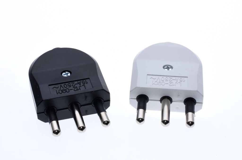 3PIN Italy Type L Rewireable Power Plug 250V 10A /16A