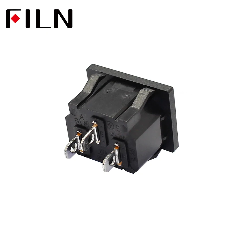 250VAC 15A AC power socket C14 Inlet Power Socket Connector Plug Industrial socket Plug IEC320 C14 3Pin Panel Power Inlet Socket