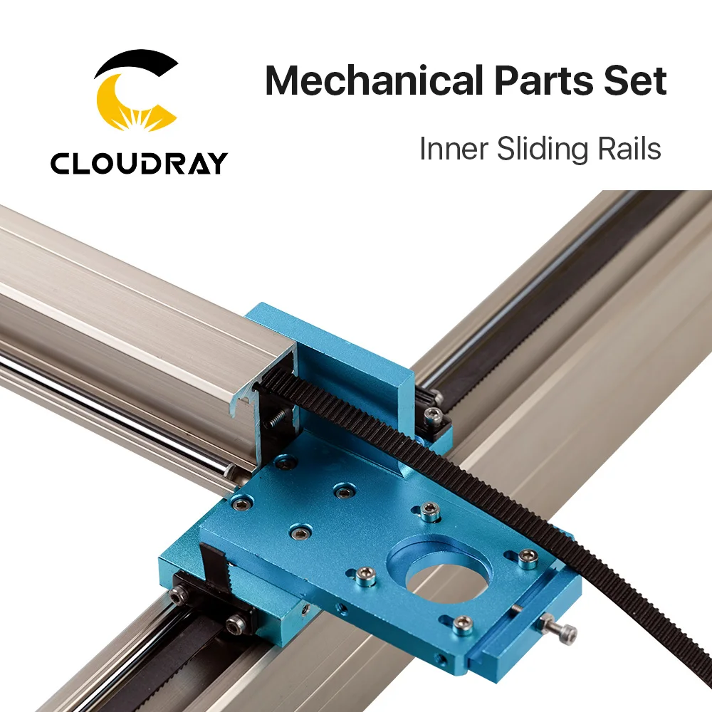 Guide di scorrimento interne Cloudray + 1 pz obiettivo di messa a fuoco + 3 pezzi specchio riflettente per macchina da taglio per incisione Laser CO2