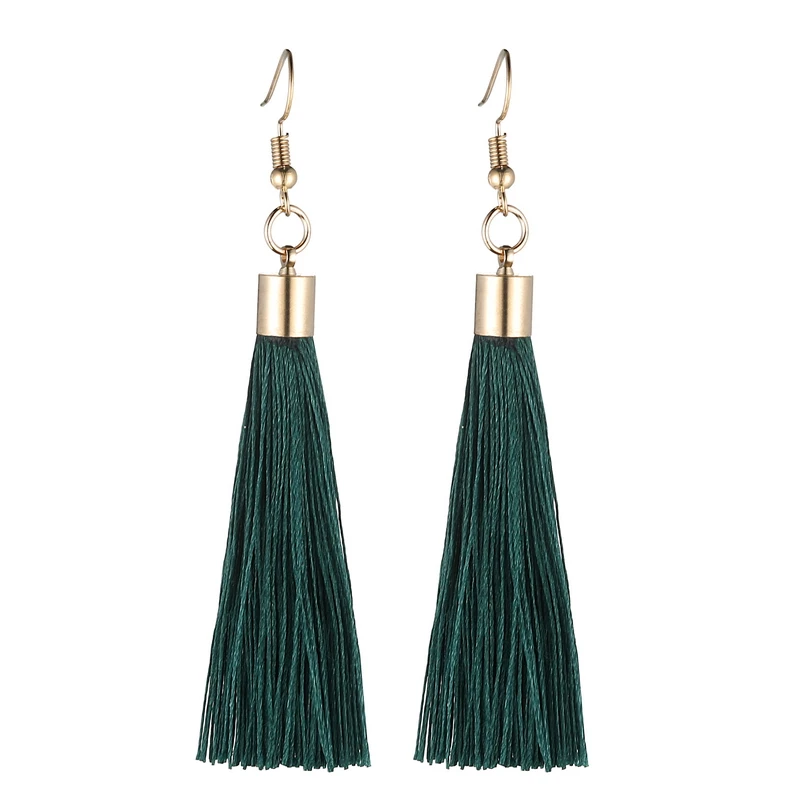 LOVBEAFAS Fringe Quaste Ohrringe Für Frauen Gold Farbe Vintage Lange Tropfen Baumeln Ohrringe Mode Hochzeit Schmuck Party Geschenk – Detail 12