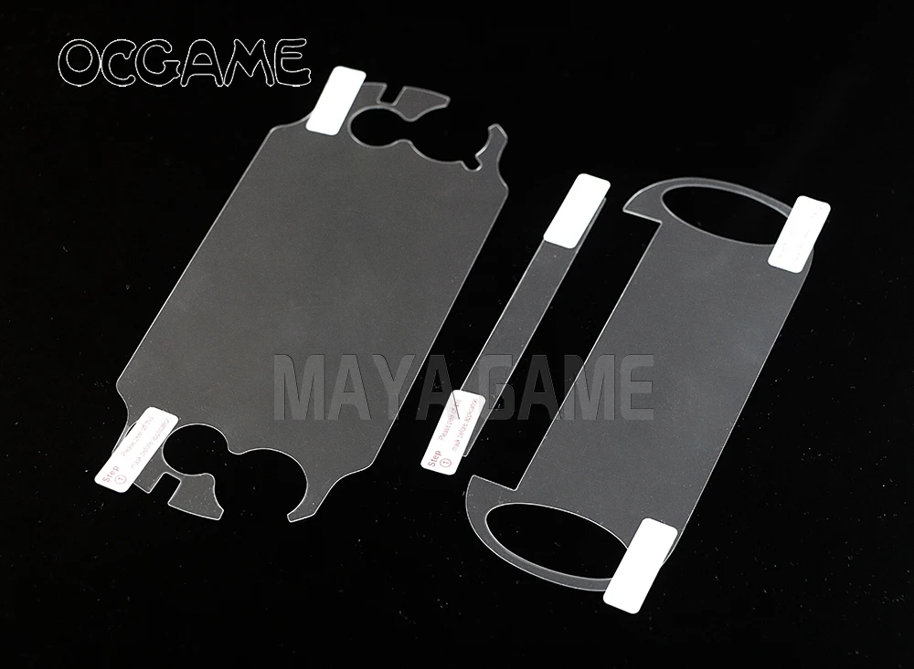 OCGAME Front+Back HD Clear Protective Film Surface Cover for psv1000 Psvita PSV 1000 LCD Screen Protector Wiper